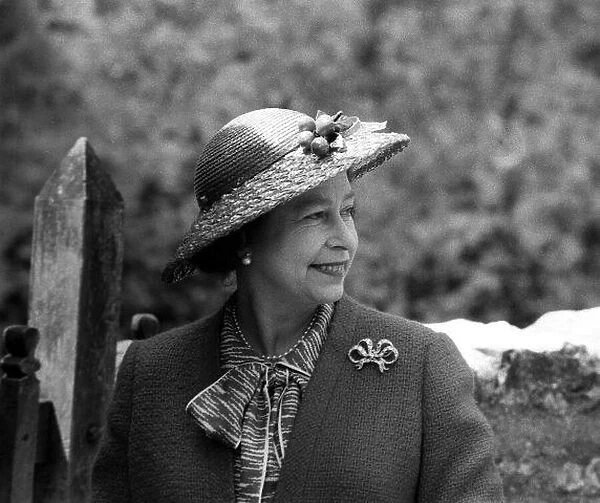 The Queen April 1980 on a state visit to Switzerland, 2nd May 1980