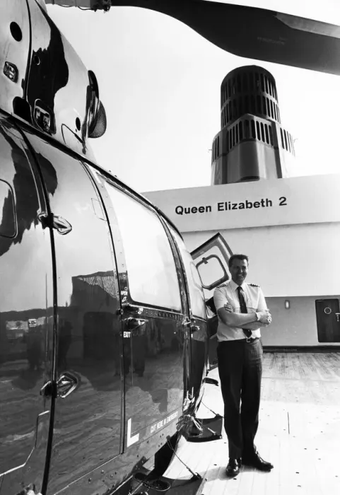 Framed Print : Queen Elizabeth 2, ocean liner, built for the Cunard Line which was operated by Cunard as Framed Print : Queen Elizabeth 2, ocean liner, built for the Cunard Line which was operated by Cunard as