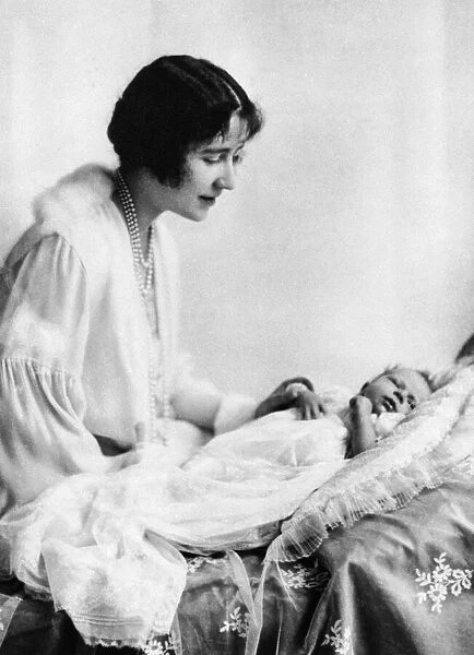 Queen Elizabeth I with her daughter Elizabeth. 1926