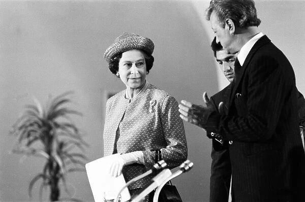 Queen Elizabeth II in Algiers, Algeria. 27th October 1980