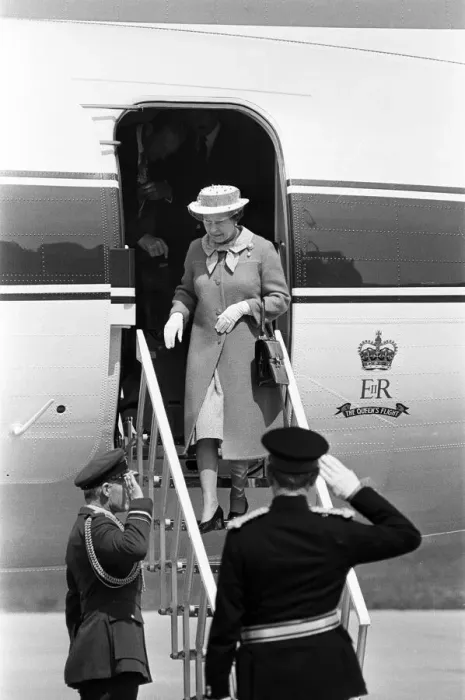 Framed Print : Queen Elizabeth II attends the opening of a new terminal at Birmingham International Framed Print : Queen Elizabeth II attends the opening of a new terminal at Birmingham International