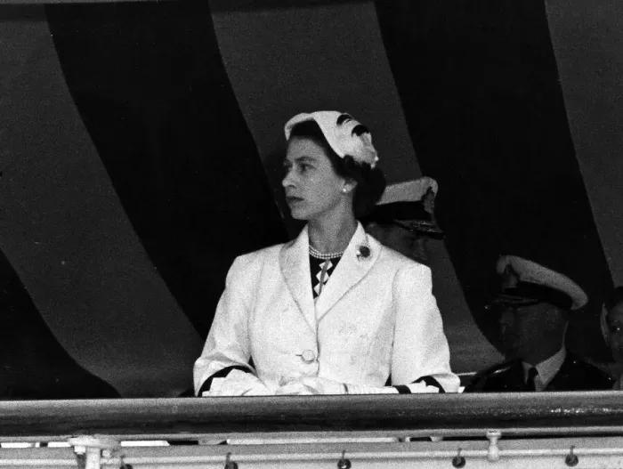Framed Print : Queen Elizabeth II Coronation. Spithead Naval Review. 15th June 1953