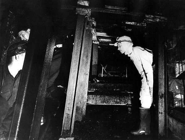 Queen Elizabeth II, dressed in her mining outfit, visits Rothes Colliery in Scotland