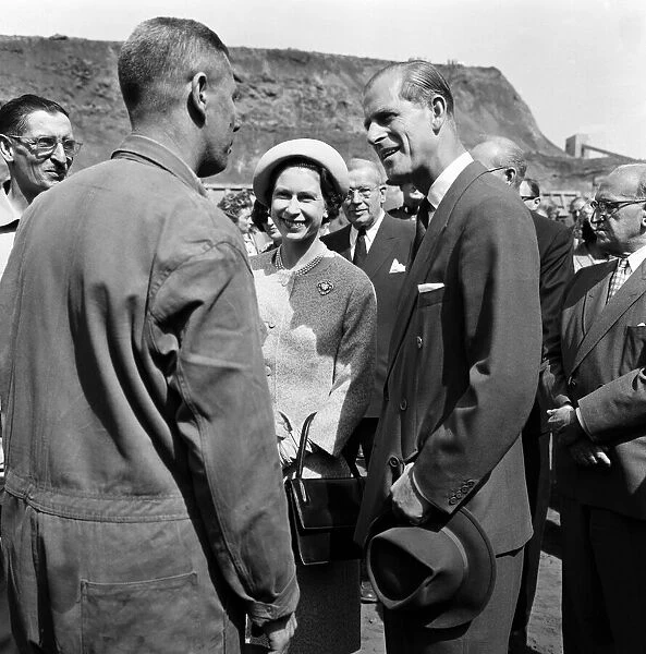 Queen Elizabeth II and The Duke of Edinburgh during their visit to Canada