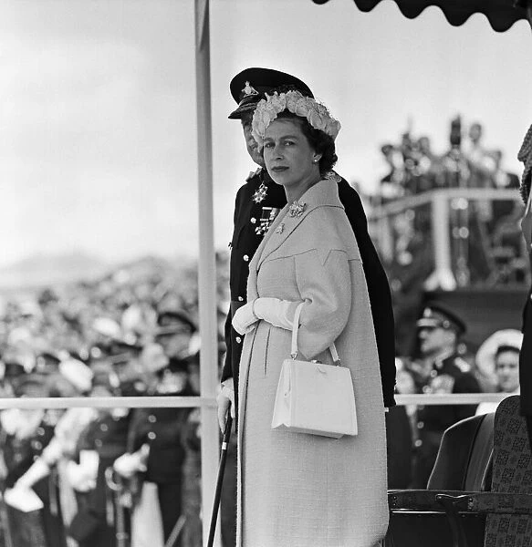 Queen Elizabeth II and The Duke of Edinburgh during her visit to Canada