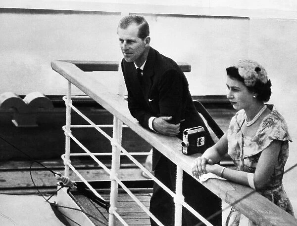 Queen Elizabeth II and her husband Prince Philip, Duke of Edinburgh