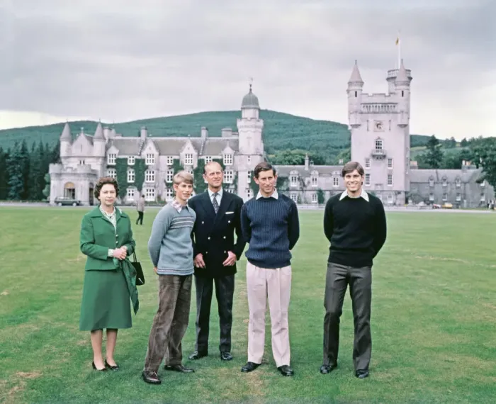 Framed Print : Queen Elizabeth II with her husband Prince Philip and sons Prince Edward Framed Print : Queen Elizabeth II with her husband Prince Philip and sons Prince Edward