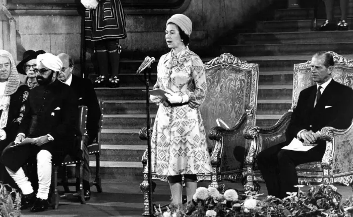 Framed Print : Queen Elizabeth II opens the 62nd Inter-Parliamentary Union conference Framed Print : Queen Elizabeth II opens the 62nd Inter-Parliamentary Union conference
