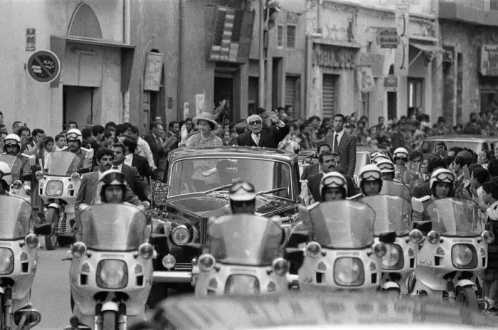 Framed Print : Queen Elizabeth II and President Habib Bourguiba during the Royal state visit to Tunis Framed Print : Queen Elizabeth II and President Habib Bourguiba during the Royal state visit to Tunis
