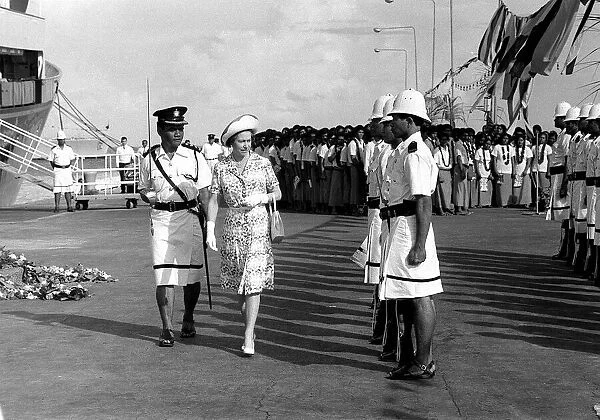 Queen Elizabeth II and Prince Philip, Duke of Edinburgh visit to Samoa 10th to 11th