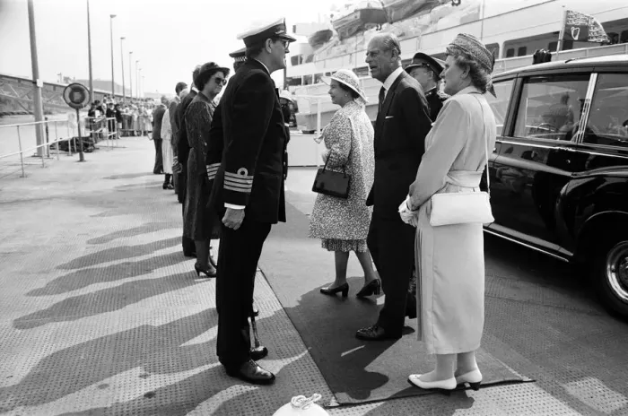 Framed Print : Queen Elizabeth II and Prince Philip, Duke of Edinburgh visit Port Sunlight as part of Framed Print : Queen Elizabeth II and Prince Philip, Duke of Edinburgh visit Port Sunlight as part of