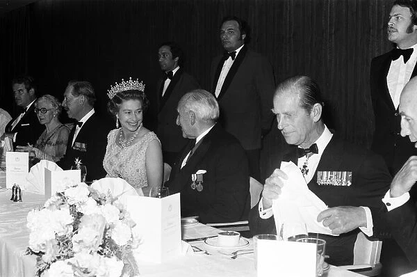 Queen Elizabeth II and Prince Philip, Duke of Edinburgh at the Metropole Hotel, NEC