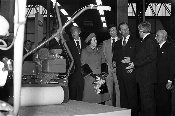 Queen Elizabeth II and Prince Philip, Duke of Edinburgh open the National Exhibition