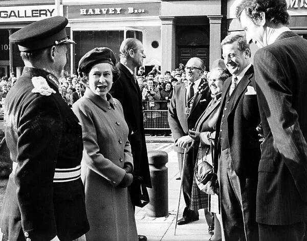 Queen Elizabeth II and Prince Philip, Duke of Edinburgh attend the opening of