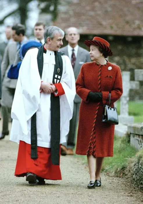 Framed Print : Queen Elizabeth II and Prince Philip attending a Christmas day church service Framed Print : Queen Elizabeth II and Prince Philip attending a Christmas day church service