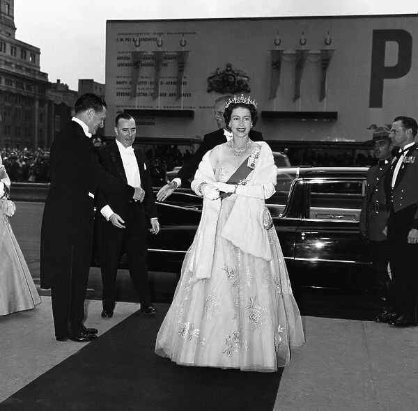 Queen Elizabeth II and Prince Philip, Duke of Edinburgh, during their visit to Canada