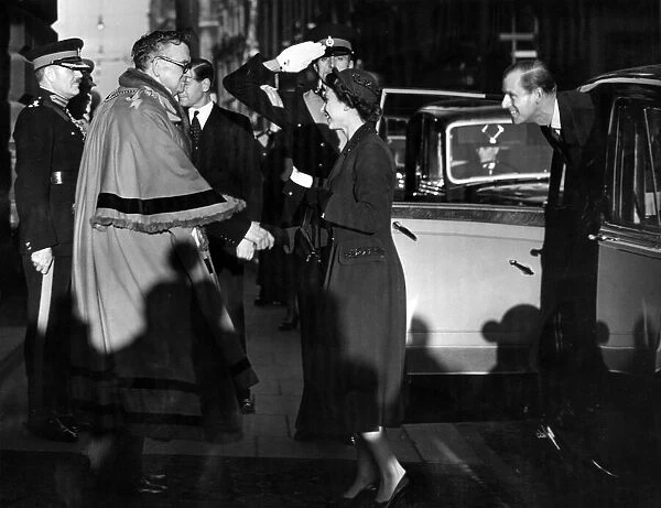 Queen Elizabeth II and Prince Philip, Duke of Edinburgh, visiting Liverpool