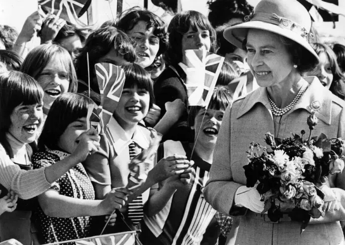 Framed Print : Queen Elizabeth II and Prince Philip on the North East Leg of The Jubilee Tour 1977 to Framed Print : Queen Elizabeth II and Prince Philip on the North East Leg of The Jubilee Tour 1977 to