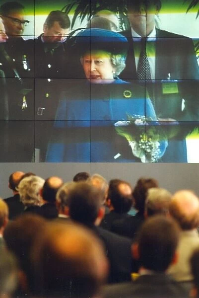 Queen Elizabeth II and Prince Philip officially open the Siemens plant in Wallsend - The