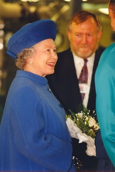 Queen Elizabeth II and Prince Philip officially open the Siemens plant in Wallsend with