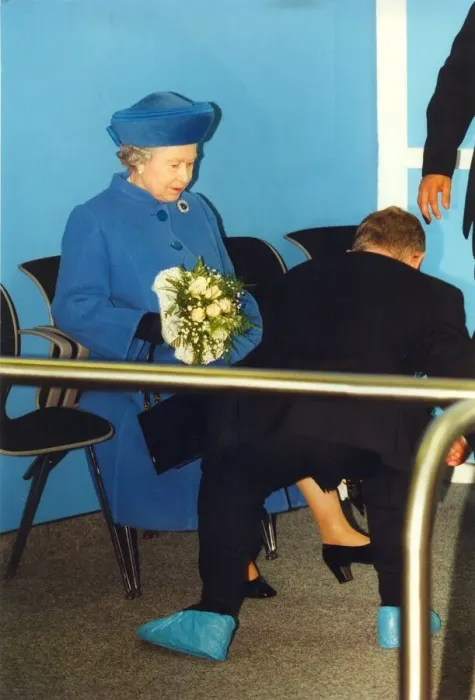 Framed Print : Queen Elizabeth II and Prince Philip officially open the Siemens plant in Wallsend Framed Print : Queen Elizabeth II and Prince Philip officially open the Siemens plant in Wallsend
