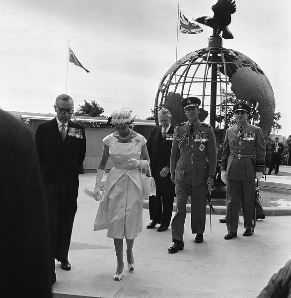 Queen Elizabeth II and Prince Philip during their visit to Canada