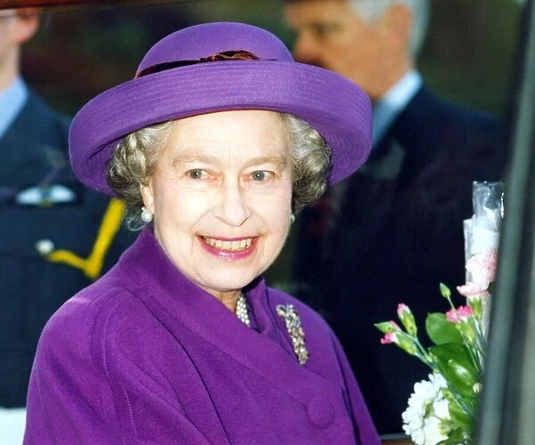 Queen Elizabeth II and Prince Philip visit Durham 28th November 1991