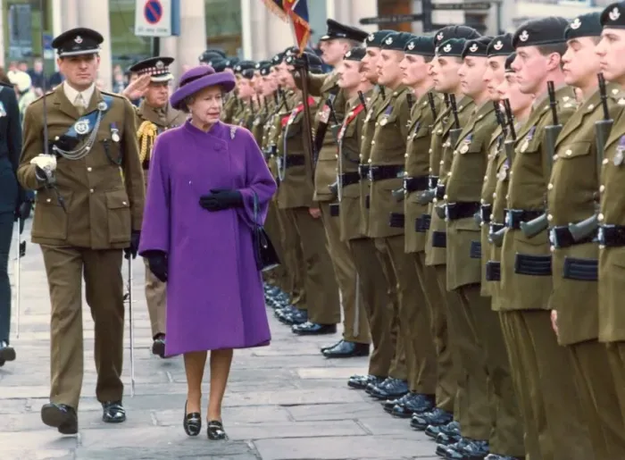 Framed Print : Queen Elizabeth II and Prince Philip visit Durham The Queen inspects the Durham Framed Print : Queen Elizabeth II and Prince Philip visit Durham The Queen inspects the Durham