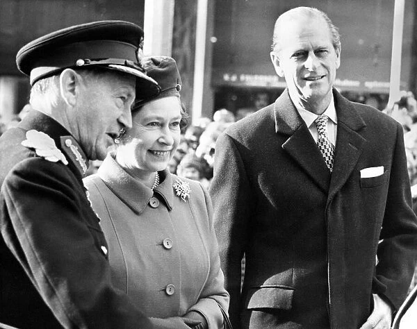 Queen Elizabeth II and Prince Philip visit Newcastle