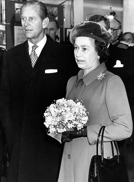 Queen Elizabeth II and Prince Philip visit Ponteland, Northumberland - officially opening