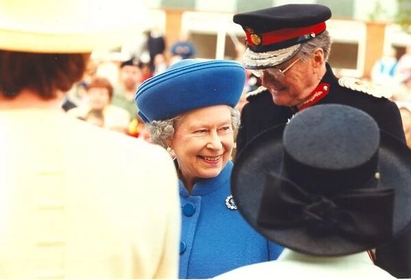 Queen Elizabeth II and Prince Philip visit South Tyneside 23rd May 1997