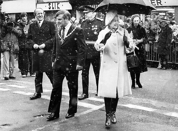 Queen Elizabeth II and Prince Philip visit Workington in Cumbria