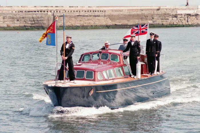 Framed Print : Queen Elizabeth II and Prince Philip visiting Hartlepool Marina. 18th May 1993 Framed Print : Queen Elizabeth II and Prince Philip visiting Hartlepool Marina. 18th May 1993