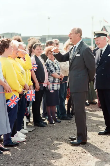 Framed Print : Queen Elizabeth II and Prince Philip visiting Hartlepool Marina. 18th May 1993 Framed Print : Queen Elizabeth II and Prince Philip visiting Hartlepool Marina. 18th May 1993
