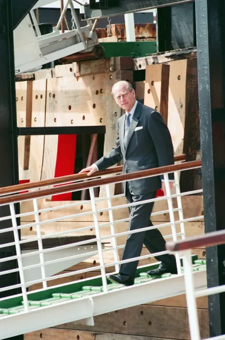 Framed Print : Queen Elizabeth II and Prince Philip visiting Hartlepool Marina. 18th May 1993 Framed Print : Queen Elizabeth II and Prince Philip visiting Hartlepool Marina. 18th May 1993