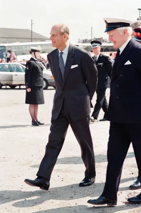 Framed Print : Queen Elizabeth II and Prince Philip visiting Hartlepool Marina. 18th May 1993 Framed Print : Queen Elizabeth II and Prince Philip visiting Hartlepool Marina. 18th May 1993