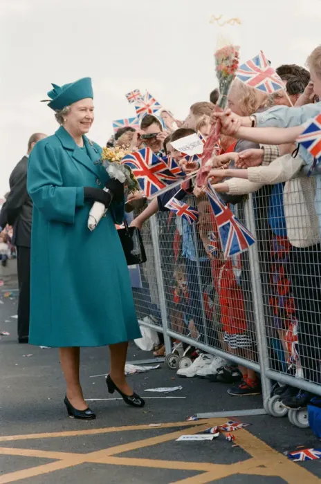 Framed Print : Queen Elizabeth II and Prince Philip visiting Hartlepool Marina. 18th May 1993