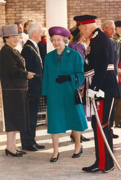 Framed Print : Queen Elizabeth II and Prince Phillip offically open the Riverside Framed Print : Queen Elizabeth II and Prince Phillip offically open the Riverside