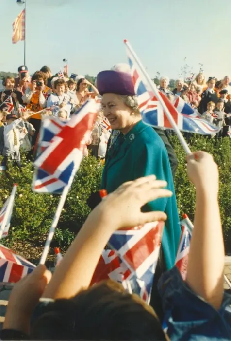 Framed Print : Queen Elizabeth II and Prince Phillip offically open the Riverside