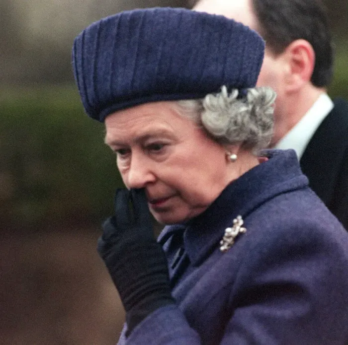 Framed Print : Queen Elizabeth II Her Royal Highness Dunblane looking thoughful on a visit to the school Framed Print : Queen Elizabeth II Her Royal Highness Dunblane looking thoughful on a visit to the school