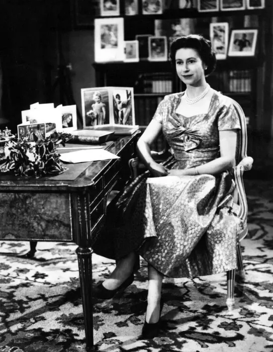 Framed Print : Queen Elizabeth II at Sandringham after making her Christmas speech to the nation Framed Print : Queen Elizabeth II at Sandringham after making her Christmas speech to the nation