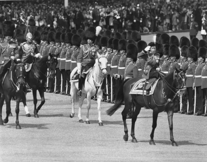 Framed Print : Queen Elizabeth II - The Trooping of the Colour Ceremony