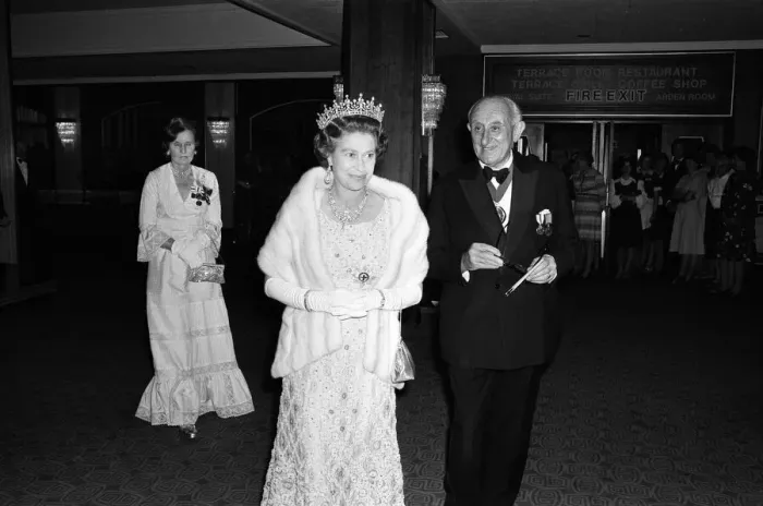 Framed Print : Queen Elizabeth II during her visit to Birmingham, the West Midlands for her Silver