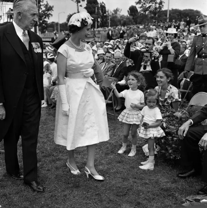 Framed Print : Queen Elizabeth II during her visit to Canada. The Queen is pictured at Green Island