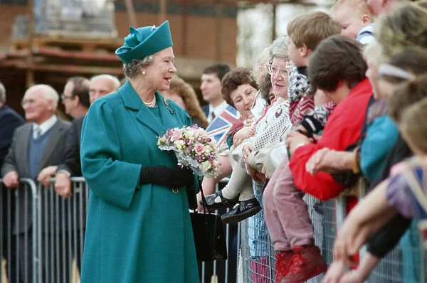Queen Elizabeth II visiting Middlesbrough to open Pallister Park