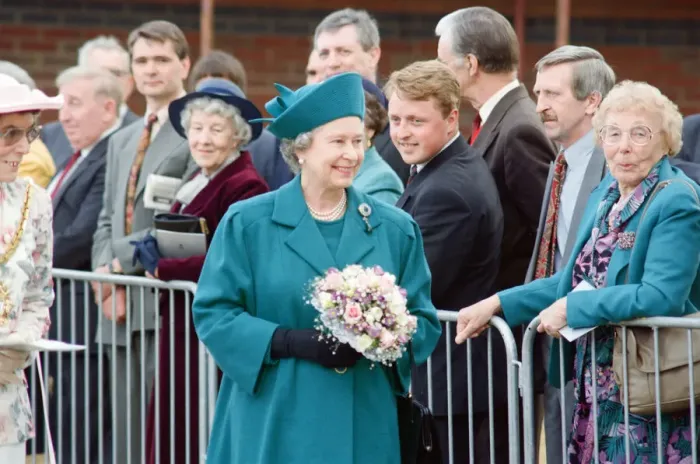 Framed Print : Queen Elizabeth II visiting Middlesbrough to open Pallister Park Framed Print : Queen Elizabeth II visiting Middlesbrough to open Pallister Park