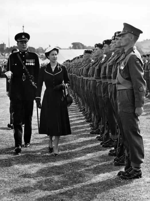 Framed Print : Queen Elizabeth II visiting Wales during the Queen and the Duke of Edinburgh Framed Print : Queen Elizabeth II visiting Wales during the Queen and the Duke of Edinburgh