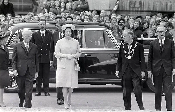 Queen Elizabeth II visits Bonn University in Germany - May 1965