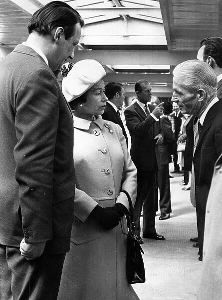 Queen Elizabeth II visits Carlisle Railway Station, Robert Poynter, Carlisle Area Manager