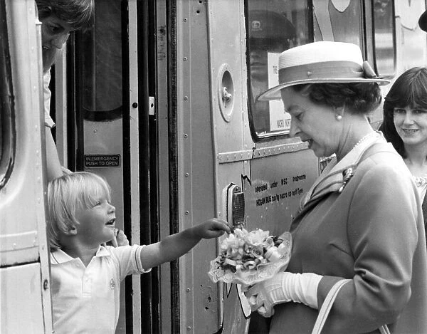 Queen Elizabeth II visits National Association for the Care